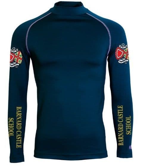 Childrens Barnard Castle School Navy Base Layer