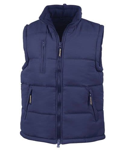 Childrens Berkshire and Oxfordshire Junior Show jumping Academy Navy Blue Padded Gilet