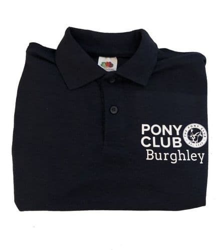 Childrens Burghley Navy Blue Polo UC103