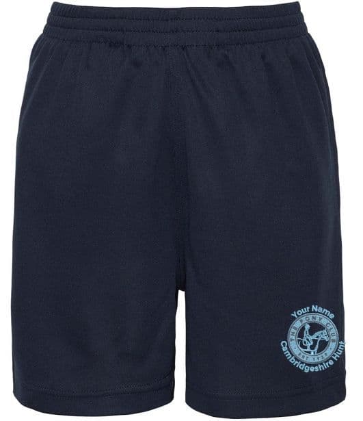 CHILDRENS Cambridgeshire Hunt Navy Shorts - JC080B