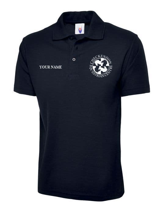 CHILDRENS Checkendon Navy Polo Shirt - UC103