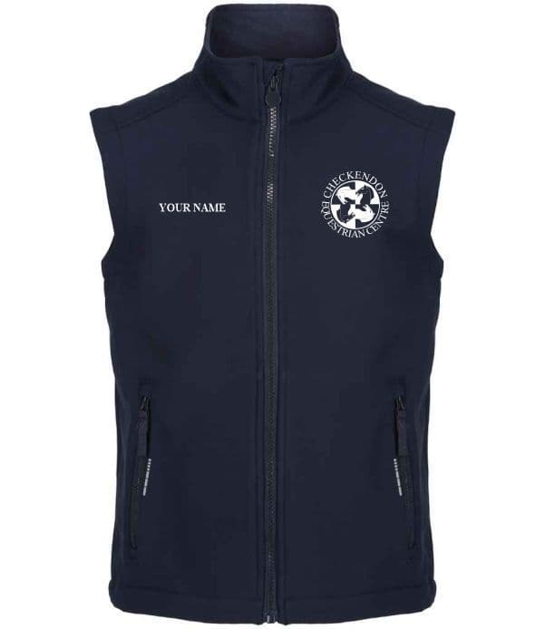 CHILDRENS Checkendon Navy Soft-shell Gilet - RG342
