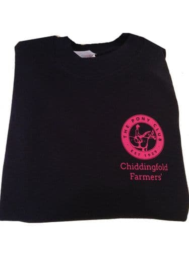Childrens' Chiddingfold Farmers' Pony Club Navy Sweatshirt UX7