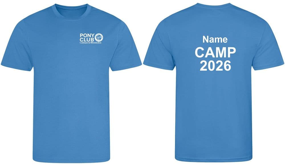 CHILDRENS Cobham & Wimbledon PC "Cool" Camp T Shirt - JC001b