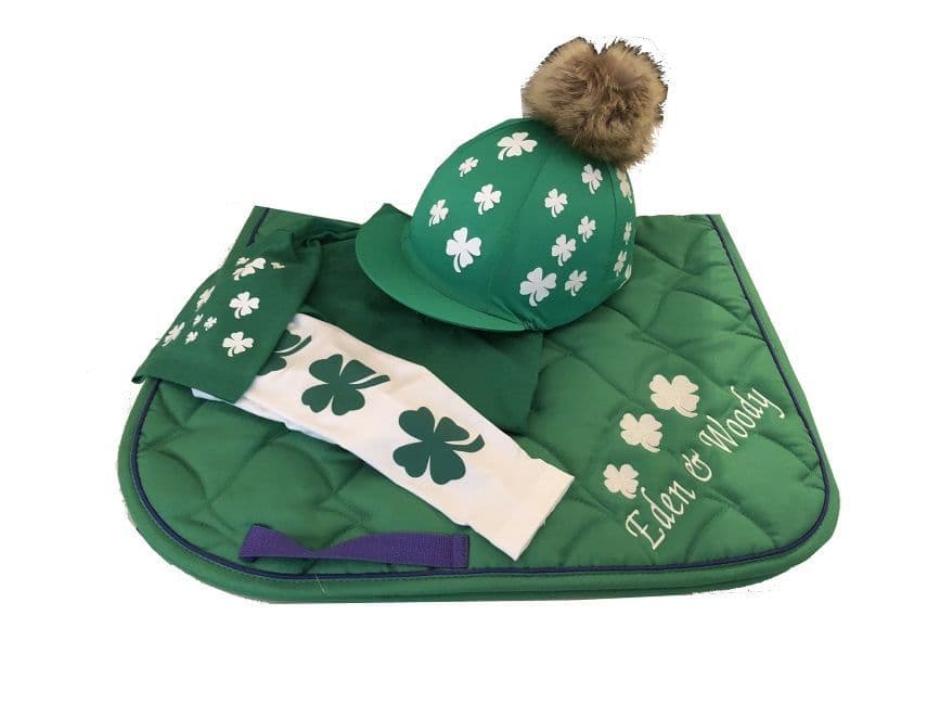 Childrens Emerald Green/White Base Layer Cross Country Colours