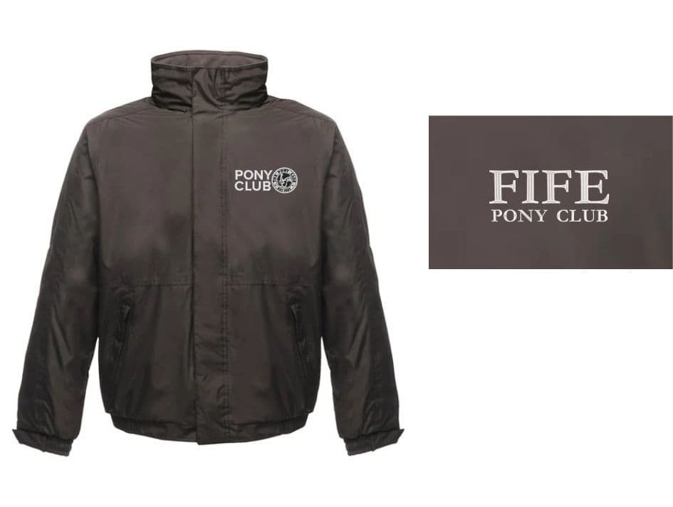Childrens Fife PC Black Regatta Dover Jacket