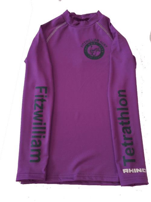 Childrens Fitzwilliam Tetrathlon Purple Base Layer