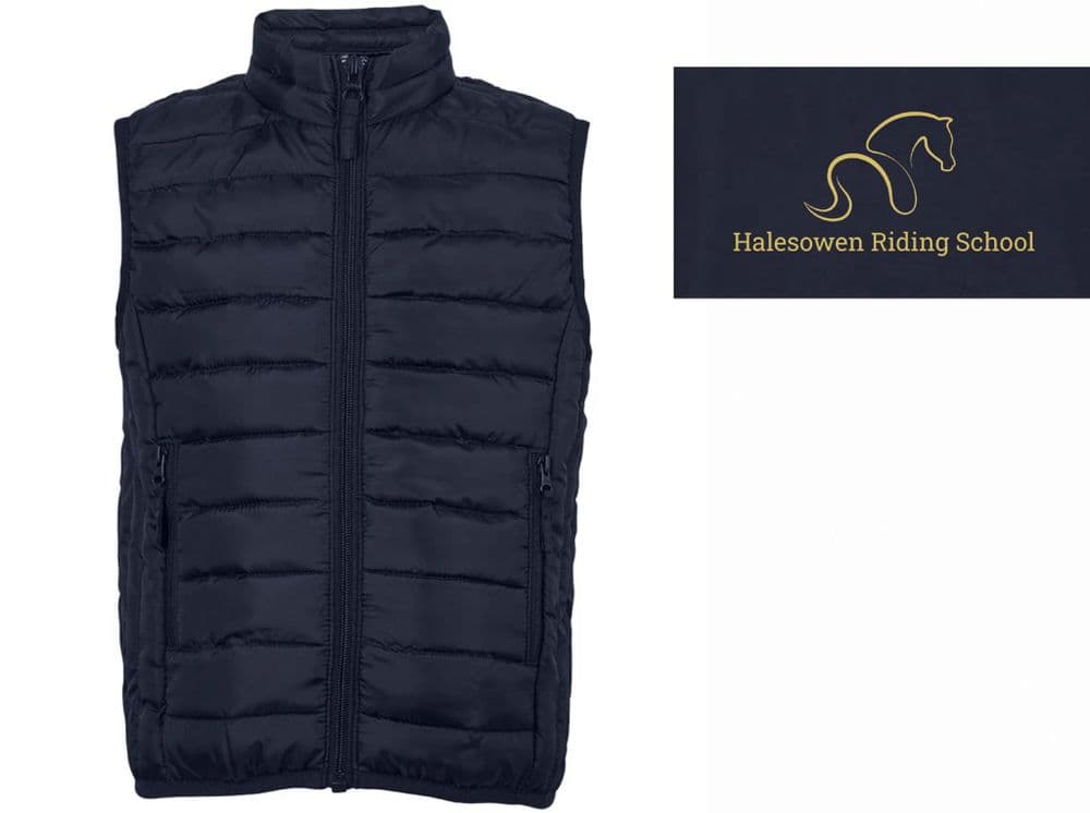 CHILDRENS Halesowen Navy Padded Gilet - 04446