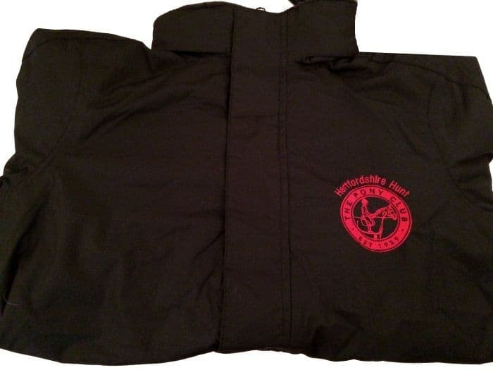 Childrens Herts Hunt Black Regatta Dover jacket
