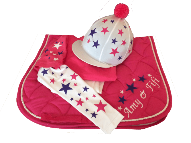 Childrens Hot Pink/White Base Layer Cross Country Colours