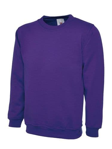 Childrens'Lanark & Upperward Purple Sweatshirt UC202