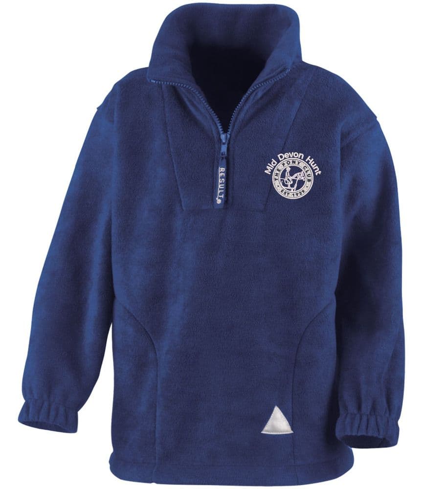 Childrens Mid Devon Hunt  Royal Blue Fleece Jacket RE33J