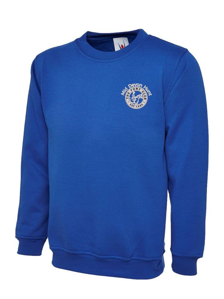 Childrens'Mid Devon Hunt Royal Sweatshirt UX7