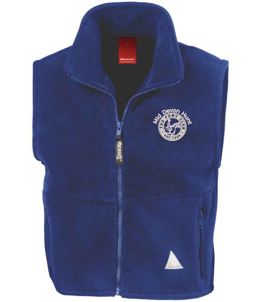 Childrens Mid Devon Royal Fleece Gilet RE37J