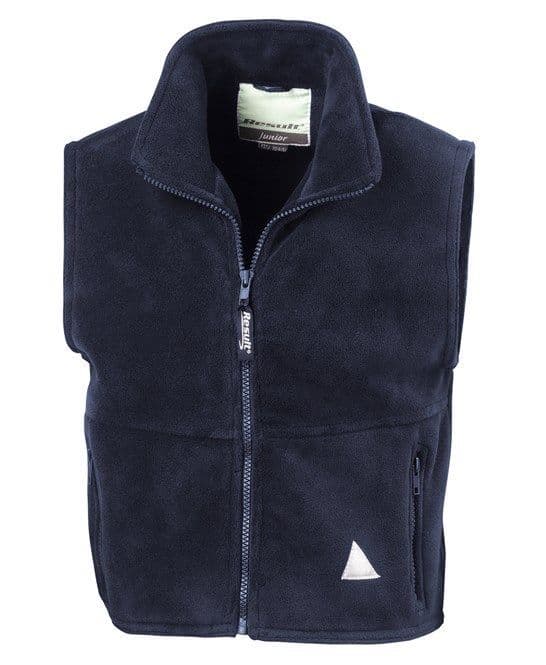 Childrens Minchinhampton Navy Blue Fleece Gilet RE37J
