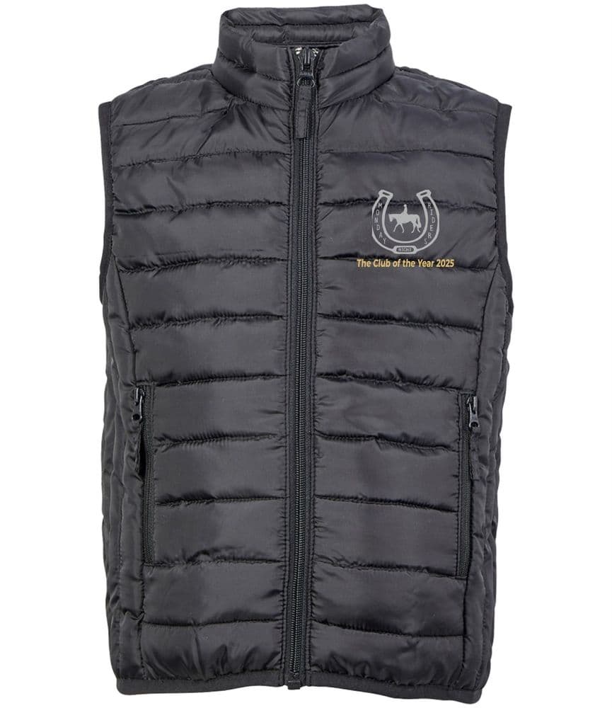 CHILDRENS Monday Riders Black Padded Gilet - 04446