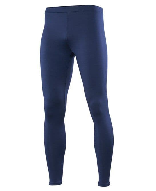 Childrens Navy Red Piece Base Layer Leggings