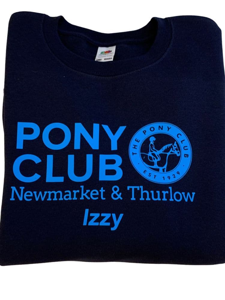 Childrens NEWMARKET & THURLOW Navy Sweatshirt UX7