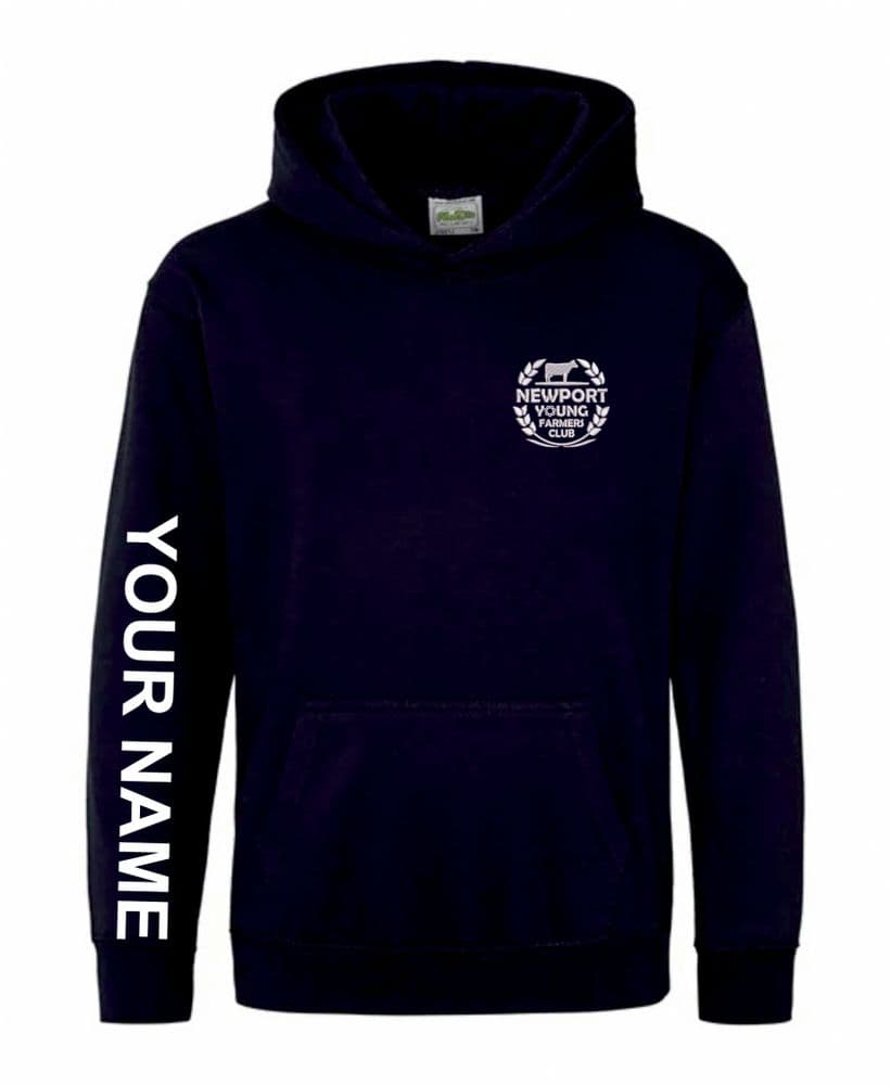 Childrens Newport YF  Navy Hoodie