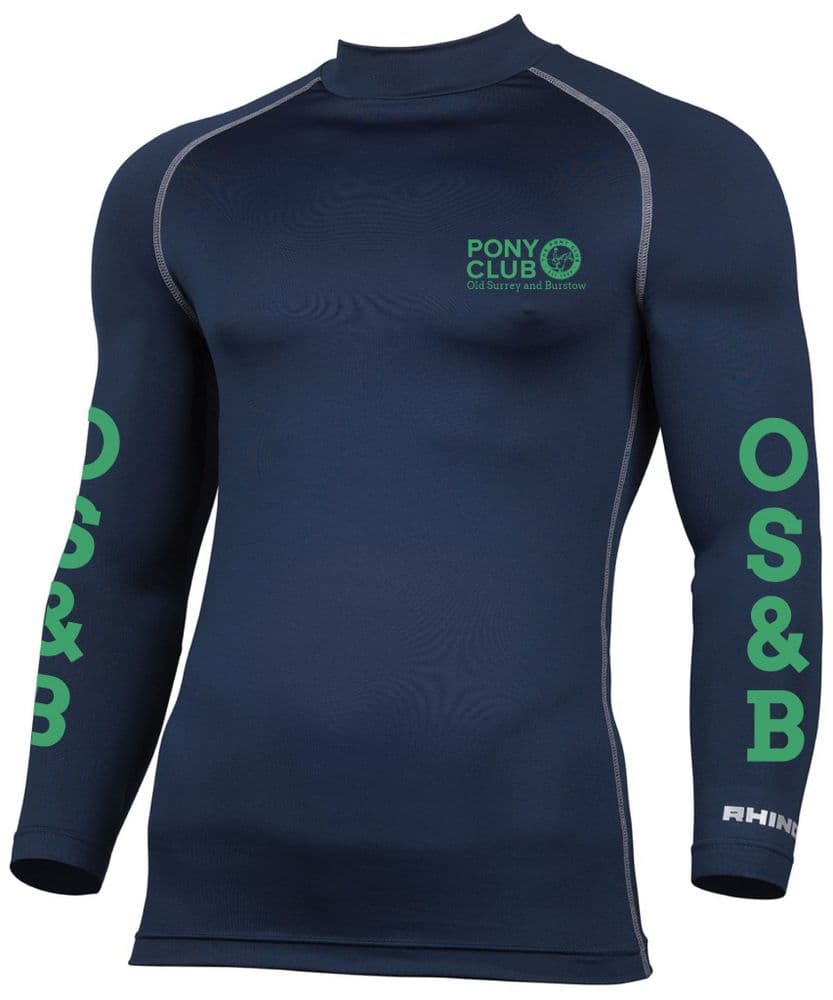 CHILDRENS Old Surrey & Burstow PC Navy Base Layer - RH01B