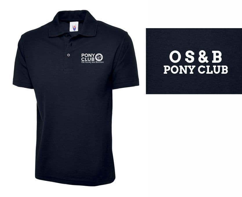 CHILDRENS Old Surrey & Burstow PC Navy Polo Shirt - UC103