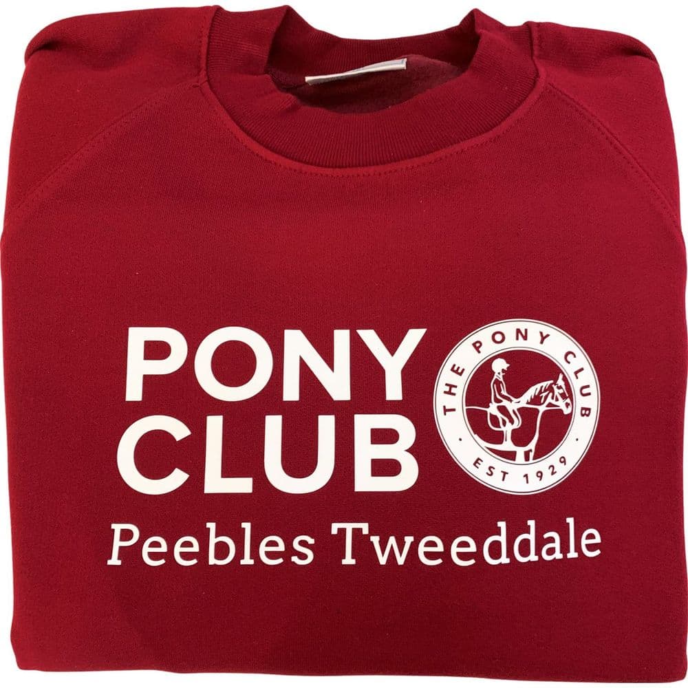 Childrens Peebles Tweeddale Burgundy Sweatshirt MB01B