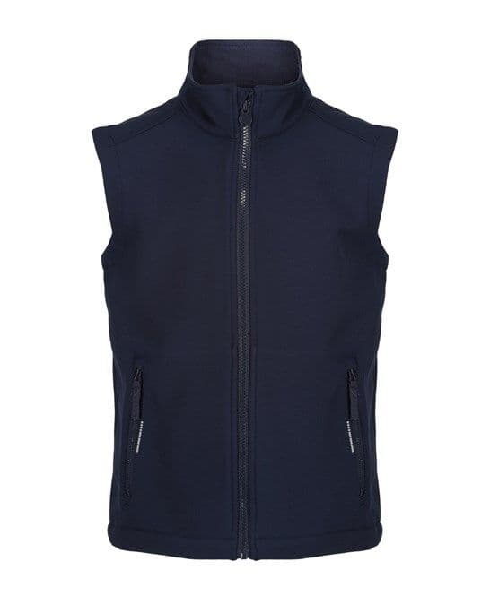 Childrens Perrott Hill School Softshell Navy Gilet RG342