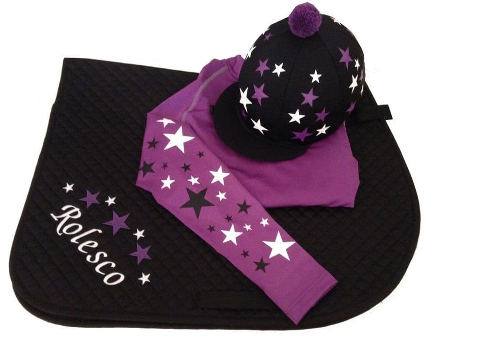 Childrens Purple/ Black Multi Cross Country Colours