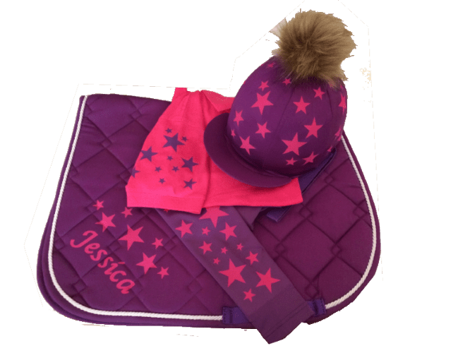 Childrens purple/Hot Pink Base Layer Cross Country Colours