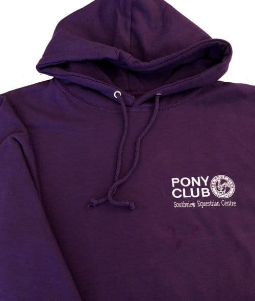 Childrens Purple Southview equestrian centre pony club Hoodie