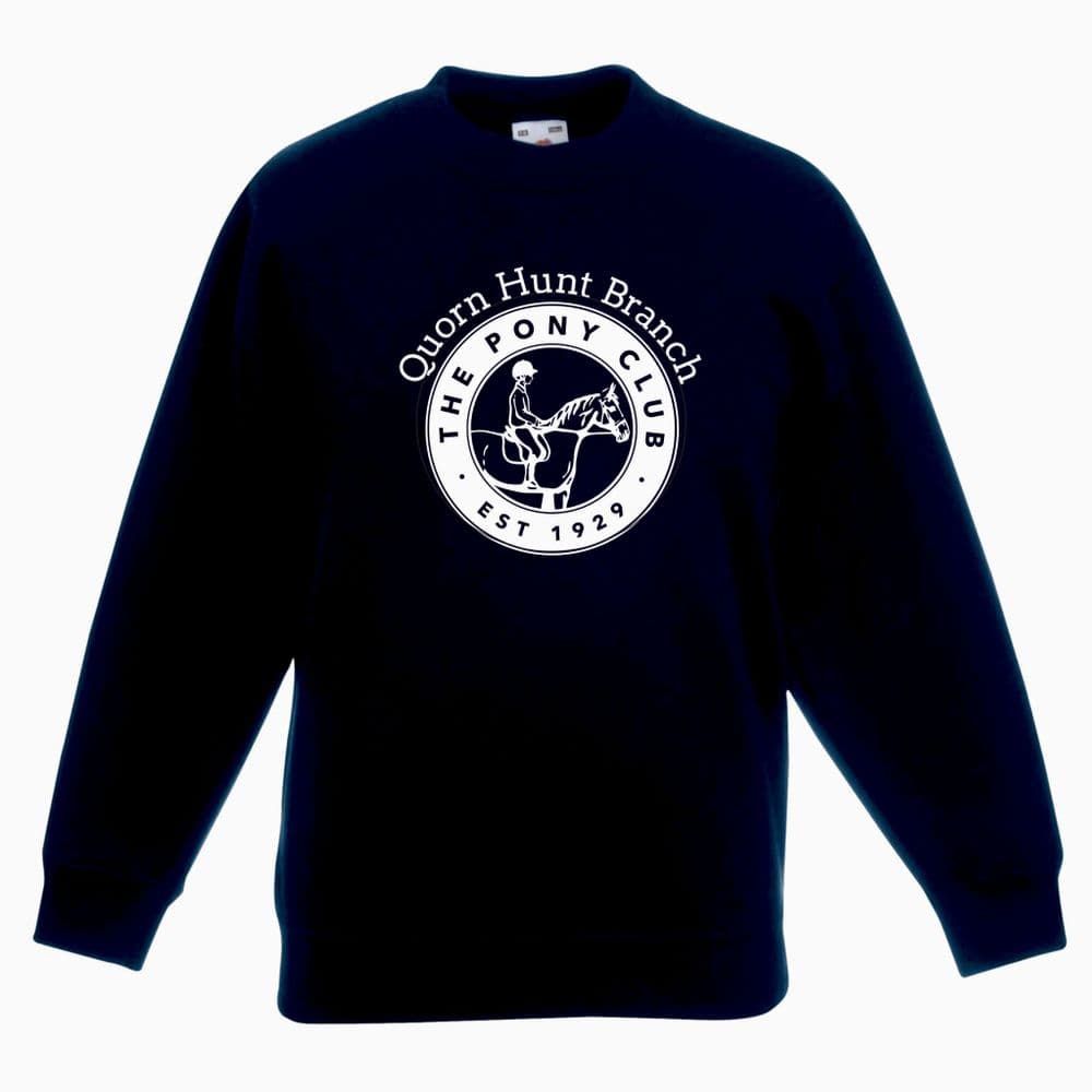 Childrens Quorn Hunt Navy Sweatshirt UX7
