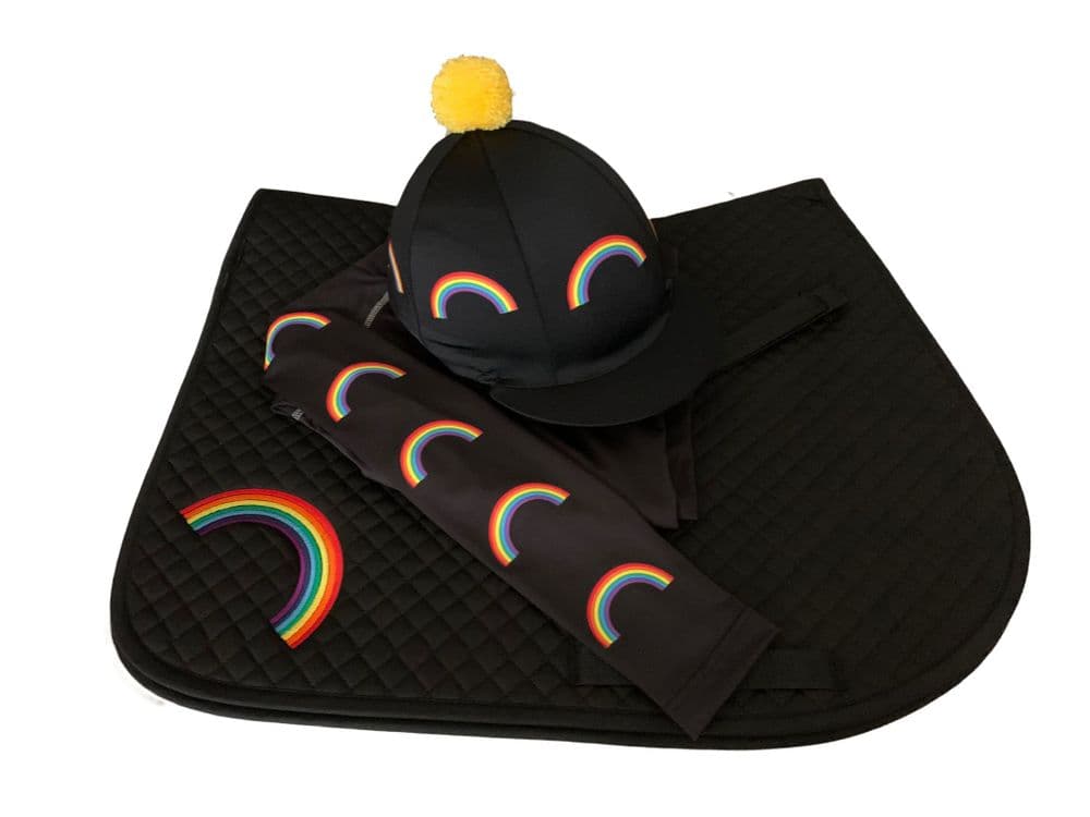 Childrens Rainbow Base Layer Cross Country Set