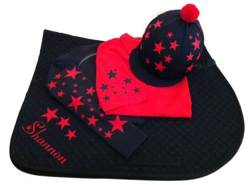 Childrens Red/Black Base Layer Cross Country Colours