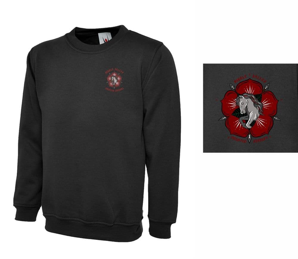 Childrens' Ribble Valley Mounted Archers Black Sweatshirt UX7