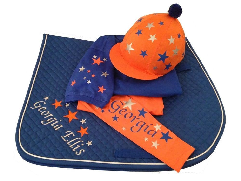 Childrens Royal/Orange Base Layer Cross Country Colours