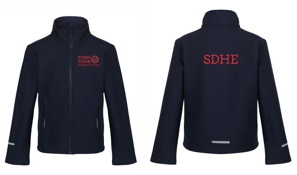 Childrens Southdown East PC Navy Soft-shell Jacket- RG330