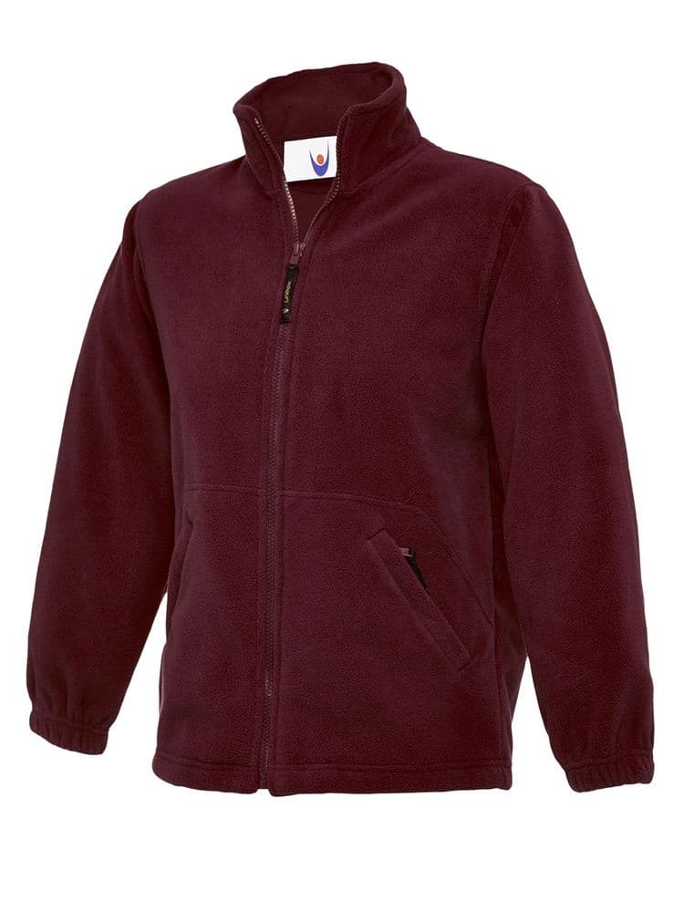 Childrens Suffolk Burgundy Fleece jacket UC603