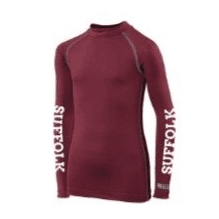 Childrens Suffolk PC Burgundy Base Layer