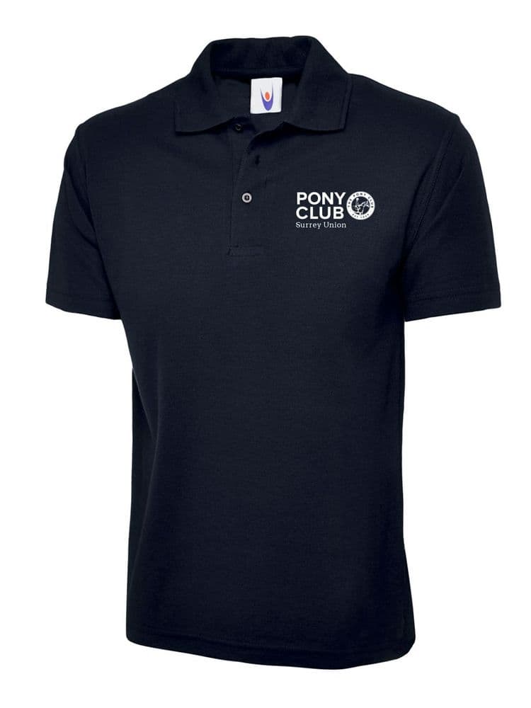 CHILDRENS Surrey Union PC Navy Polo Shirt - UC103