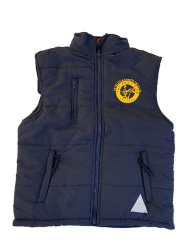Childrens Tetcott and South Tetcott Navy Blue Padded Gilet