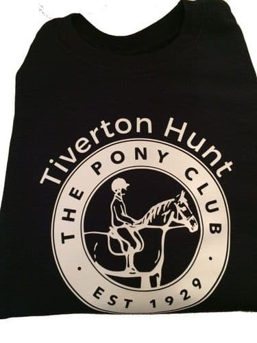 Childrens Tiverton Hunt Pony Club Navy Sweatshirt UX7