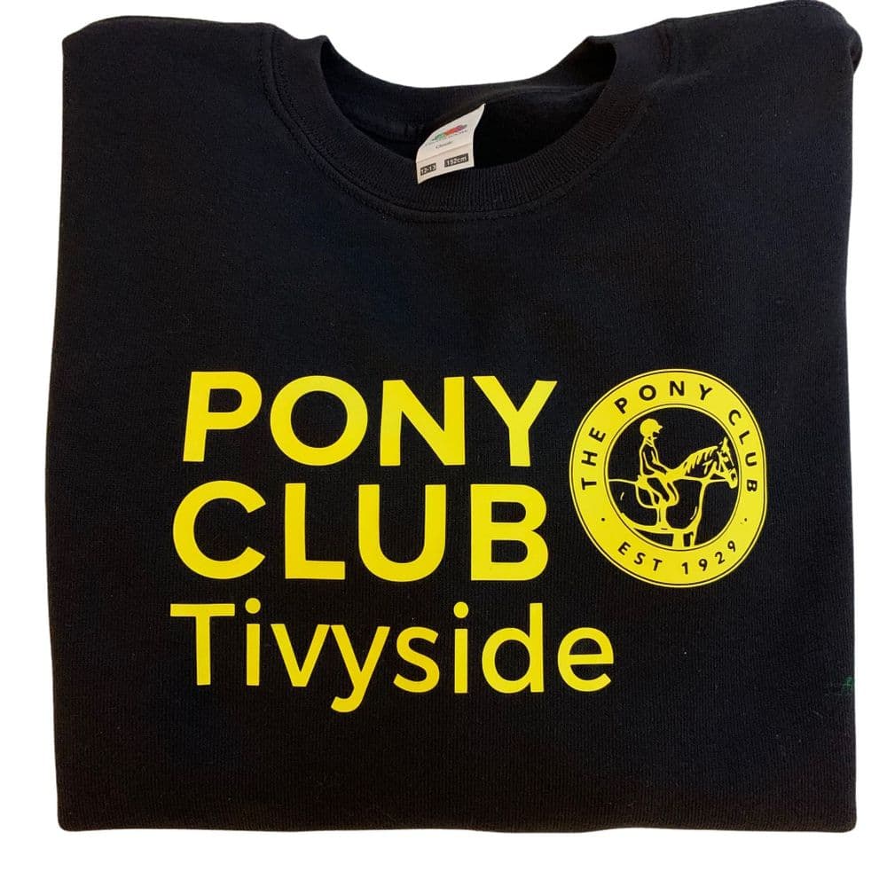 Childrens' Tivyside PC Black Sweatshirt