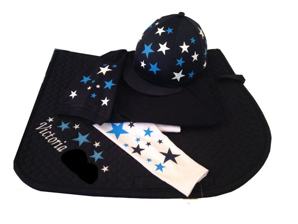 Childrens Turquoise/Black/white Base Layer Cross Country Colours