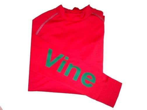 Childrens Vine Pony Club Red Base Layer