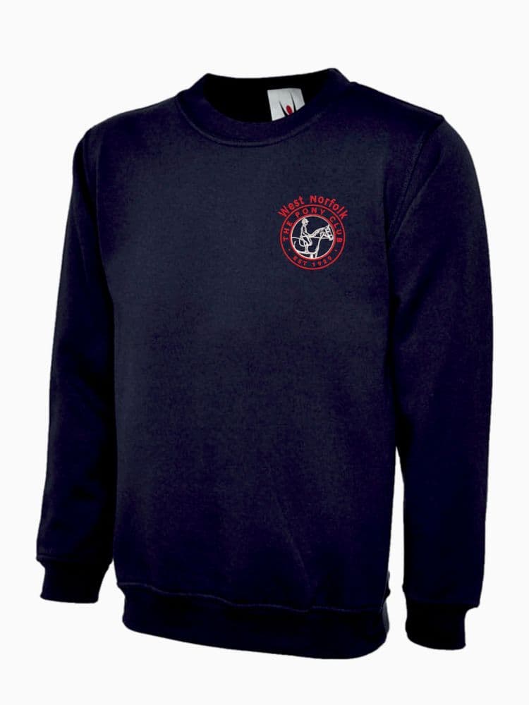 Childrens West Norfolk Navy Sweatshirt UX7