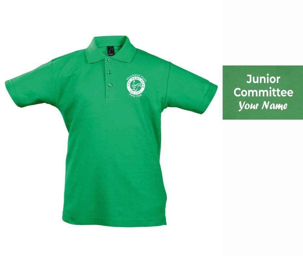 Childrens' Woodland Hunt Committee Polo Shirt Emerald - 11344
