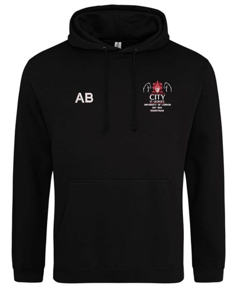 City St George's University Black Hoodie - JH001