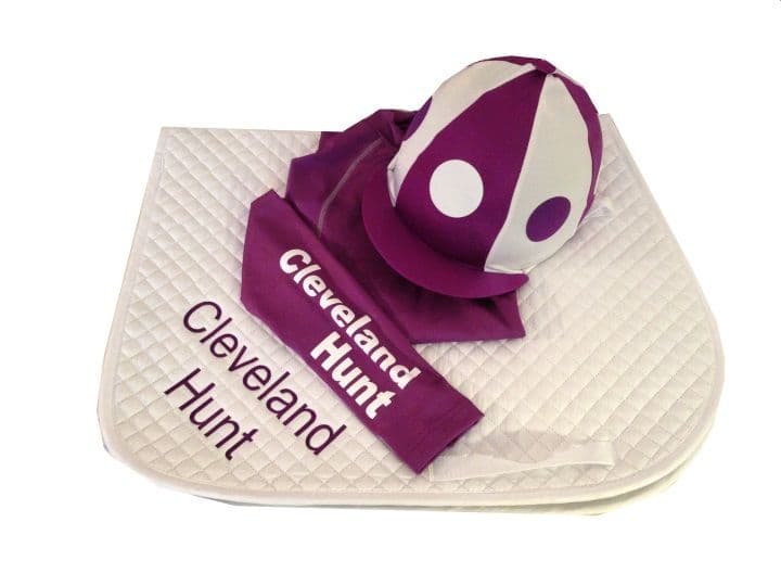 Cleveland Hunt Pony Club White Saddlecloth