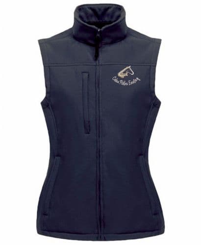 Colina Pickles Eventing  Ladies Navy Softshell Gilets