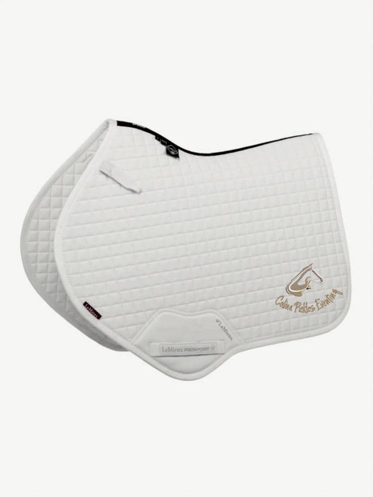 Colina Pickles Eventing white Le Mieux Close Contact Saddlecloths